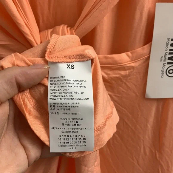 MM6 Asymmetrical Knotted Wrap Shirt Dress - Picture 11 of 12